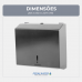 DISPENSER DE PAPEL TOALHA INOX